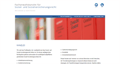 Desktop Screenshot of fachkanzlei-sozialrecht.de